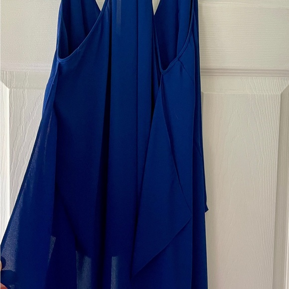 BCBGMAXAZRIA. Solange, Back-Drape Halter Top. - Picture 5 of 5